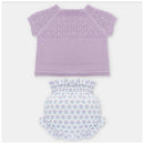 Martin Aranda - 2Pk Baby Girl Sweater & Bloomer Set Fiesole, Lavanda Image 2
