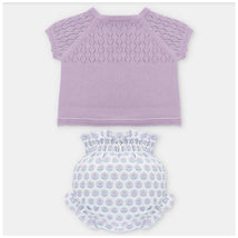 Martin Aranda - 2Pk Baby Girl Sweater & Bloomer Set Fiesole, Lavanda Image 2
