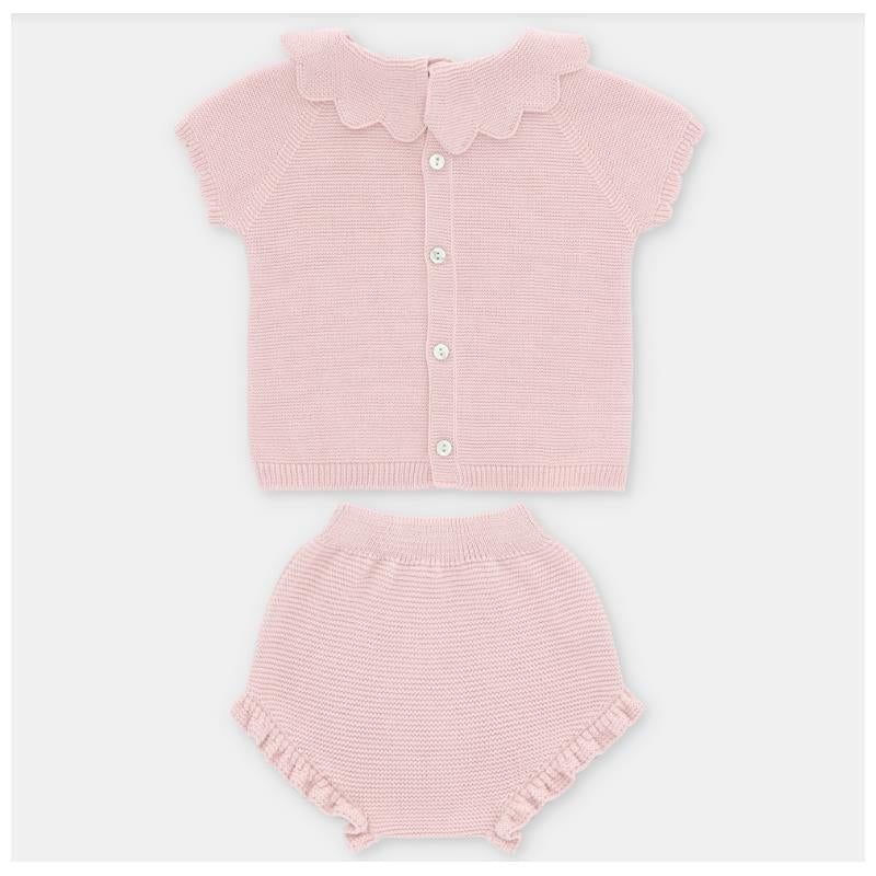 Martin Aranda - 2Pk Baby Girl Sweater & Knit Bloomer Set Catania, Lavanda Image 3