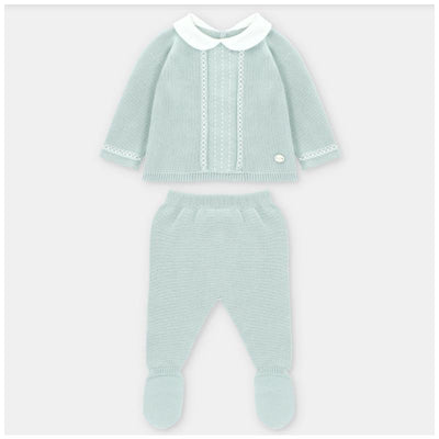 Martin Aranda 2Pk Take Me Home Set Sweater & Leggings Knit Edmonton, Pastel Blue Image 1