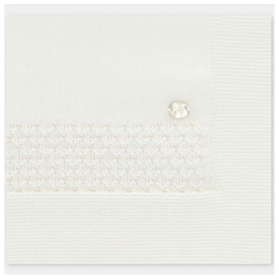 Martin Aranda - Baby Blanket Knit Albi One Size Blanco Roto Image 1