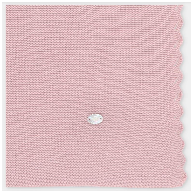 Martin Aranda Baby Blanket Knit Toronto One Size Light Pink Image 3