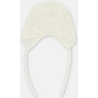 Martin Aranda - Baby Bonnet Knit Marfil Pink Ciruela Image 1