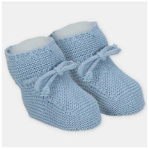 Martin Aranda - Baby Booties Knit Montefioralle, Celeste Bebé Image 2