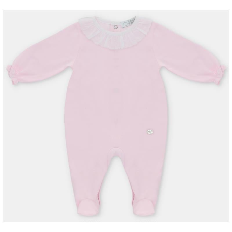 Martin Aranda - Baby Footie Interlock Smock, Celeste Bebé Image 1
