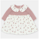 Martin Aranda - Baby Girl Draylon Knit/Woven Mix Dress Cardiff Dusty Rose Image 1