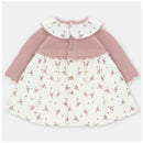 Martin Aranda - Baby Girl Draylon Knit/Woven Mix Dress Cardiff Dusty Rose Image 2