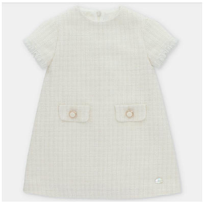 Martin Aranda - Baby Girl Dress Derby Ivory Image 1