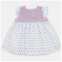 Martin Aranda - Baby Girl Dress Knit & Woven Fabric Fiesole, Lavanda Image 1