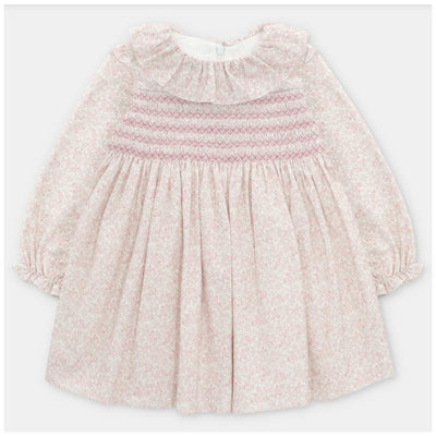 Martin Aranda - Baby Girl Dress Leeds, White And Rose Image 1