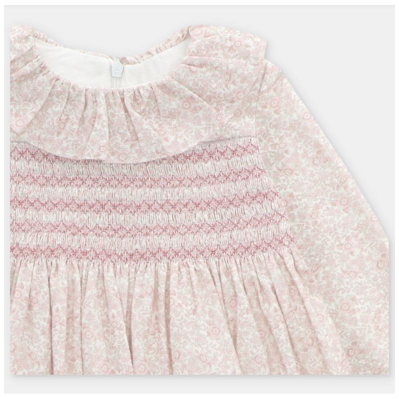 Martin Aranda - Baby Girl Dress Leeds, White And Rose Image 3