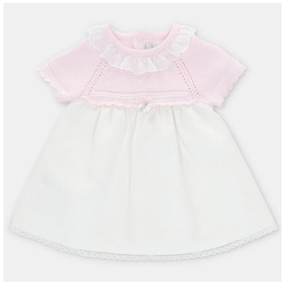 Martin Aranda Baby Girl Dress Montreal, Light Pink Mix Image 1