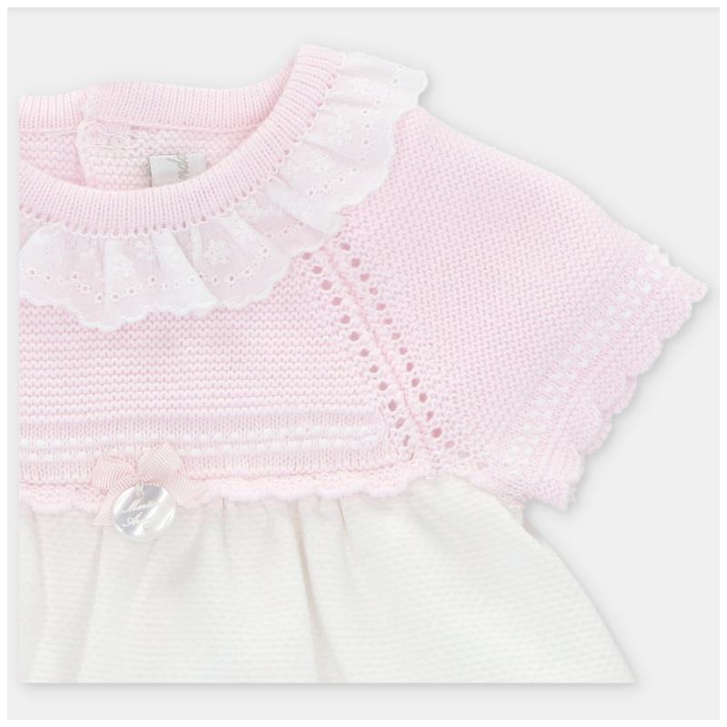 Martin Aranda Baby Girl Dress Montreal, Light Pink Mix Image 3