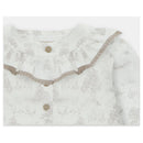 Martin Aranda - Baby Girl Dress Toile De Jouy Newport White & Beige Image 3