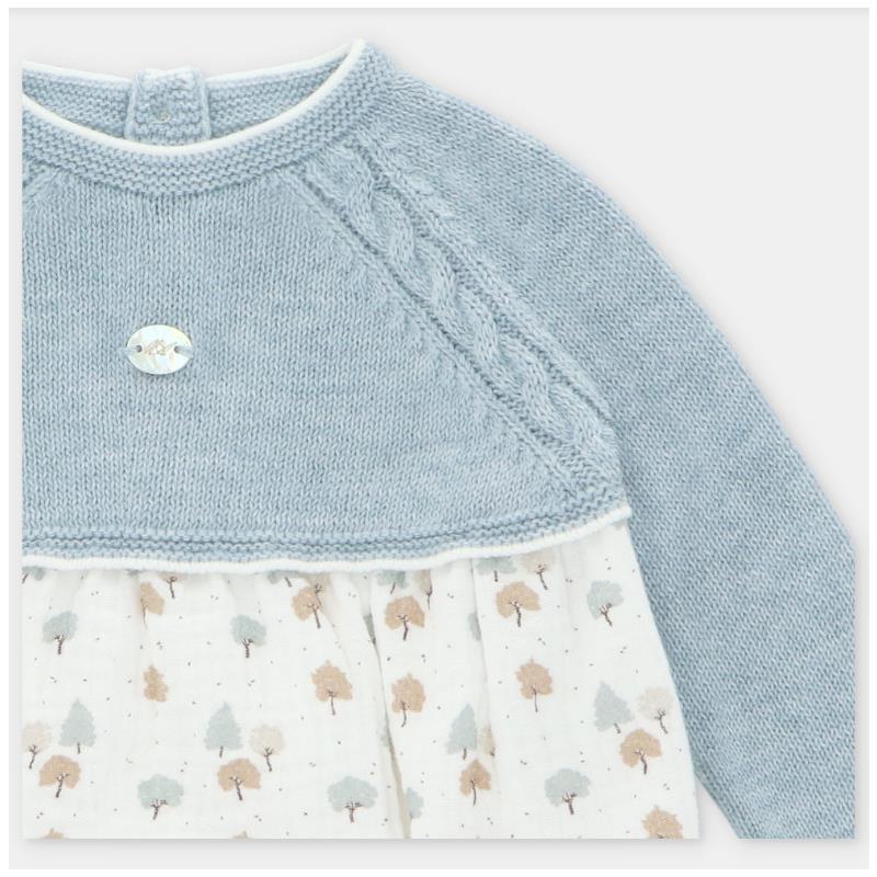 Martin Aranda - Baby Girl Knit & Woven Short Romper Sheffield  Image 3