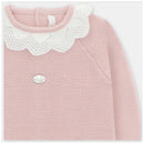 Martin Aranda - Baby Girl Long Romper With Feet Baby Pink Image 3