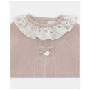 Martin Aranda - Baby Girl Peonia Set Sweater Matching Bloomer, Rosa Palo Image 3