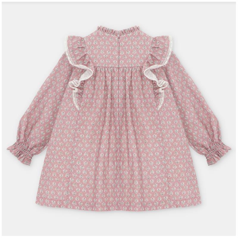Martin Aranda - Baby Girl Printed Dress Cardiff Rose Image 2