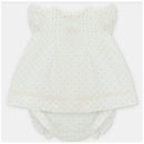 Martin Aranda - Baby Girl Set Dress & Bloomer Plumeti Volterra, Arena Image 1