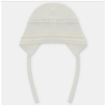 Martin Aranda - Baby Knit Bonnet Firenze, Blanco Roto Image 1