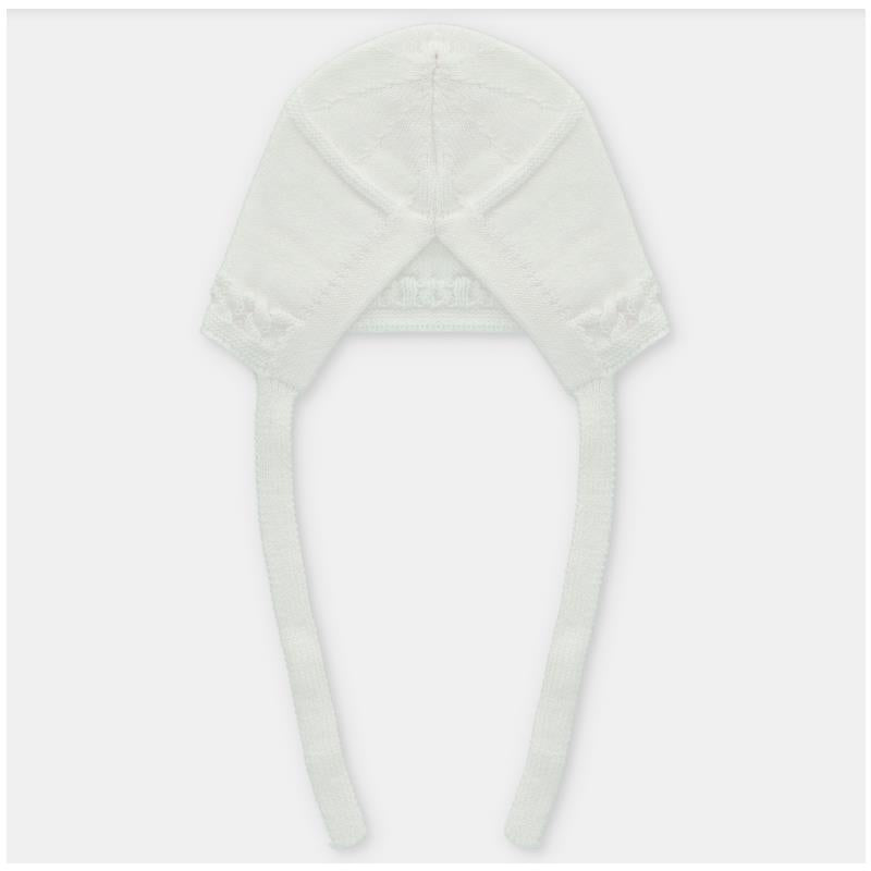Martin Aranda Baby Knit Bonnet Quebec, Beige Image 2