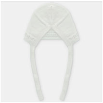 Martin Aranda Baby Knit Bonnet Regina White Image 2