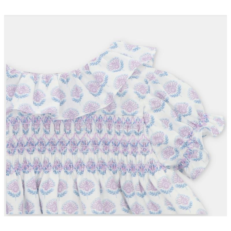 Martin Aranda - Baby Set Dress & Bloomer Woven Fabric Fiesole, Lavanda Image 3