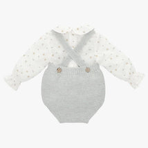 Martin Aranda - Baby Set Shirt & Overall Forest, Grey Image 2