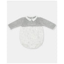 Martin Aranda - Baby Short Knit Romper & Glace, Light Grey Image 1