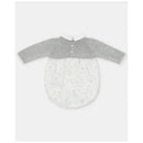 Martin Aranda - Baby Short Knit Romper & Glace, Light Grey Image 2