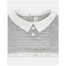 Martin Aranda - Baby Short Knit Romper & Glace, Light Grey Image 3