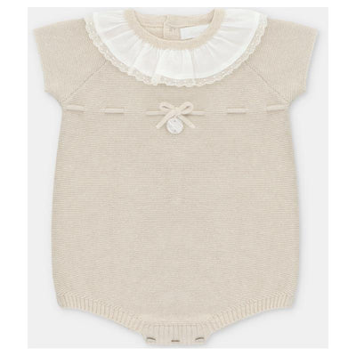 Martin Aranda - Baby Short Knit Romper Volterra, Lavanda Image 1