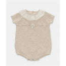 Martin Aranda - Baby Short Romper Knit Gold Light Beige Image 1