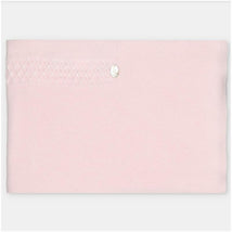 Martin Aranda Blanket In Sweater Knit Cotton Blend, Boal Baby Pink