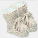 Martin Aranda Booties In Sweater Knit Cotton Blend