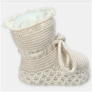 Martin Aranda Booties In Sweater Knit Cotton Blend