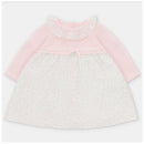 Martin Aranda - Draylon Knit Woven Mix Dress Preston, Baby Pink Image 1
