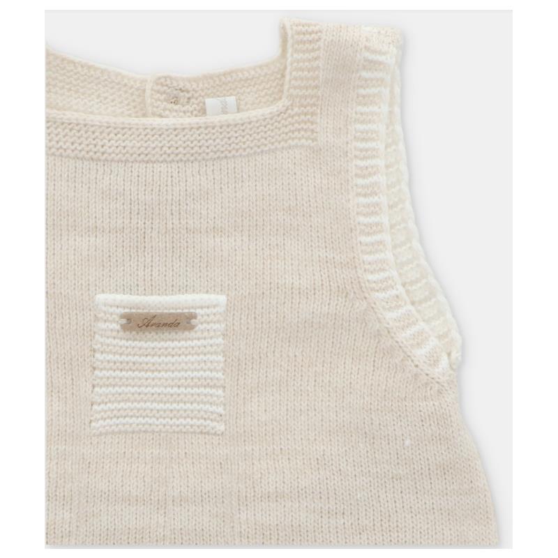 Martin Aranda - Draylon Separate Knit Overall Liverpool Beige Image 3
