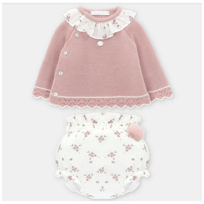 Martin Aranda - Draylon Set: Sweater Matching Bloomer Cardiff Dusty Rose Image 1
