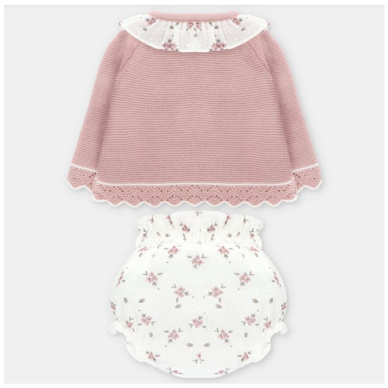 Martin Aranda - Draylon Set: Sweater Matching Bloomer Cardiff Dusty Rose Image 2