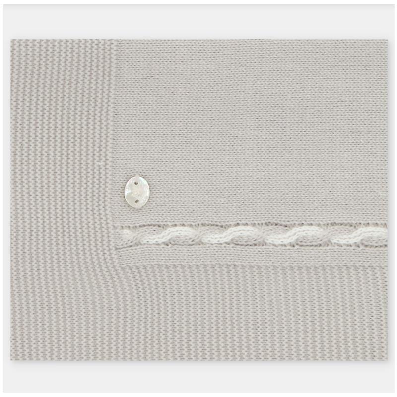 Martin Aranda - Draylon Sweaterknit Blanket Newport One Size Stone Image 3