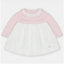 Martin Aranda Dress In Sweater Knit & Fabric Mix, Boal Light Pink