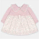 Martin Aranda Dress In Sweater Knit & Fabric Mix, Lena Dusty Rose