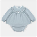 Martin Aranda - Dress & Matching Bloomer Sheffield, Blue Grey Image 1