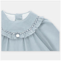 Martin Aranda - Dress & Matching Bloomer Sheffield, Blue Grey Image 3