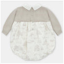 Martin Aranda - Knit & Woven Short Romper Newport, Stone Image 2