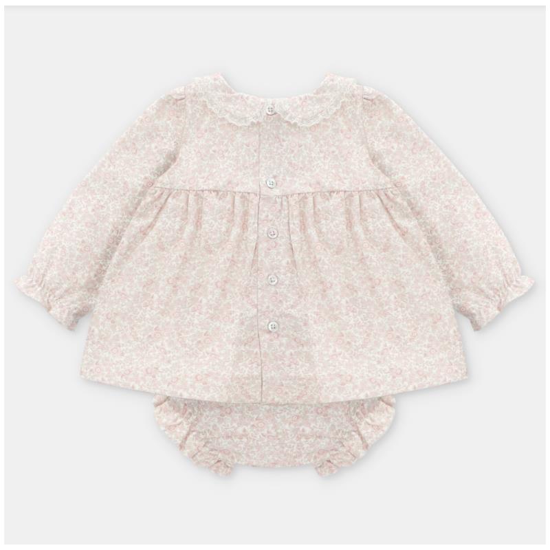 Martin Aranda - Printed Dress & Matching Bloomer Leeds White & Rose Image 2