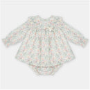Martin Aranda Set Dress & Bloomer In Woven Fabric, Pravia Green