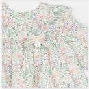 Martin Aranda Set Dress & Bloomer In Woven Fabric, Pravia Green