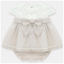 Martin Aranda Set Dress & Bloomer Linen Quebec, Beige Image 2